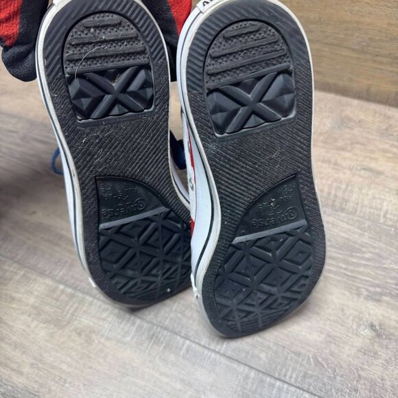 Converse All Star American Flag Canvas Low Top Sneakers Women's Size 9.5 - Picture 4 of 7